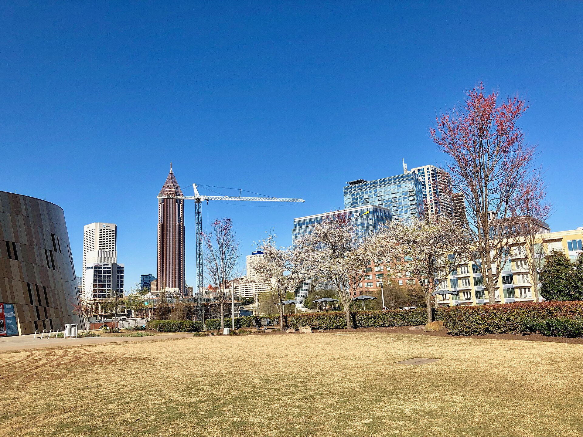 Atlanta skyline from Pemberton Place